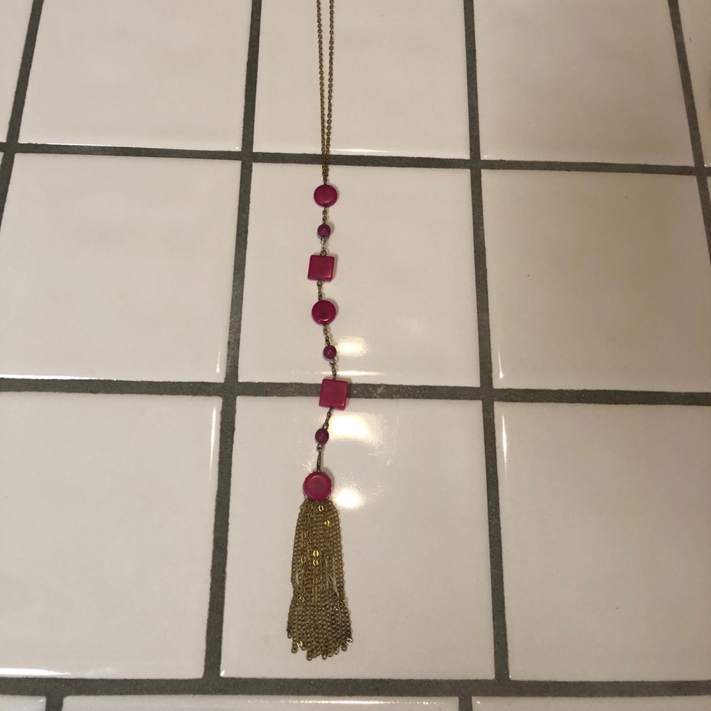 Noonday pink necklace